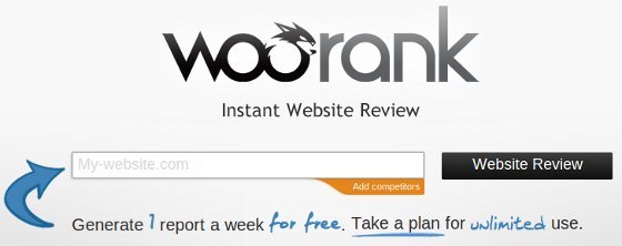 Site Structure Analysis tool WooRank 